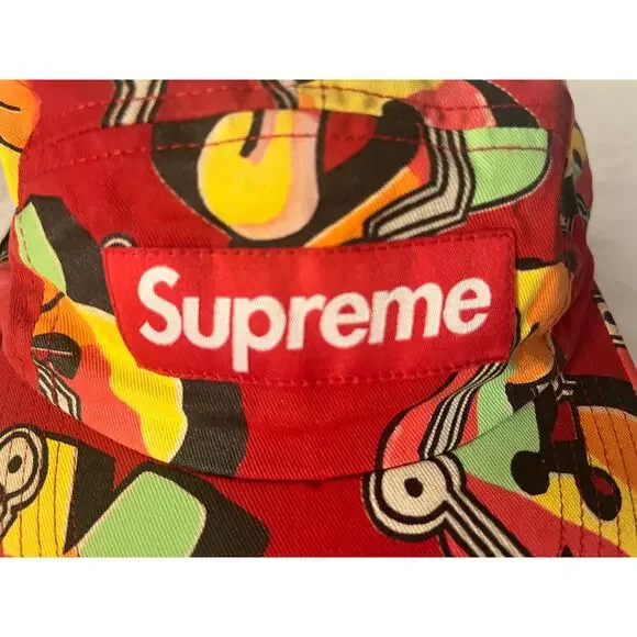 Supreme FW16 Blade Whole Car Camp Cap Hat Red - Picture 8 of 9